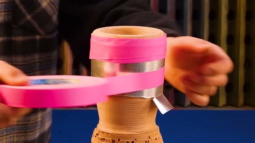 Stunning woodturning – wood and metal inlay work