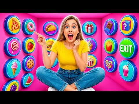1000 Mystery Buttons Challenge🔴 Only ONE Button Lets You Escape by 123 GO! LIKE