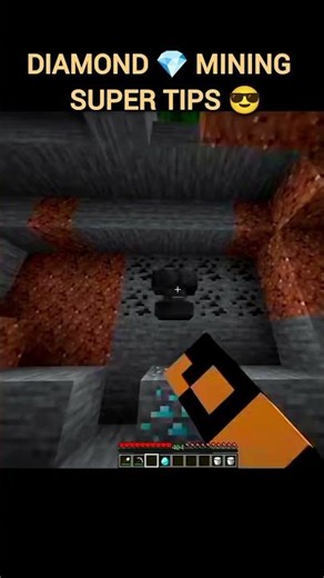 Minecraft diamond mining tips and tricks I Epic Survival & Creative Builds 🔥 #minecraftshorts"