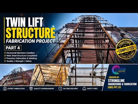 Twin Lift Project Progress ( Part 4 ) | Main Frame & Horizontal Members Completed |