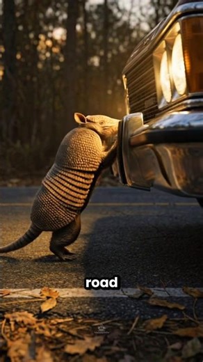 This Armadillo Jumps 3 Feet… and What Happens Next Is Wild! #armadillo #viralshorts #factshorts