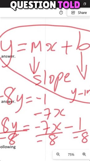 Understanding the Slope: A Quick Math Lesson #shorts