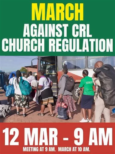 SACD KZN Provincial Christian March on March 12, 2026