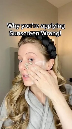 How to apply sunscreen for the BEST results and protection🧴