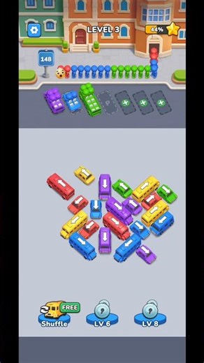 bus jam game very relaxing game #games #gaming #gameplay #busjamgame