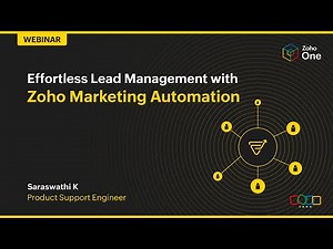 Effortless Lead Management with Zoho Marketing Automation