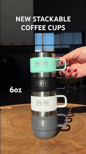 Coffee cups that stack above the rest #YETI