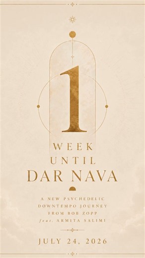 1 week until Dar Nava — Bob Zopp feat. Armita Salimi #Shorts