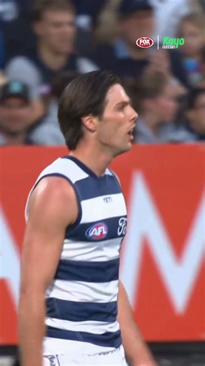 Some beautiful footy from the Cats! 🐱 Watch every moment from the AAMI Community Series live and exclusively on Fox Footy, available on Kayo! #AFLBluesCats | Kayo Sports