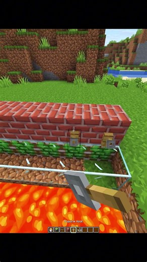 Minecraft Lava Bridge 😏