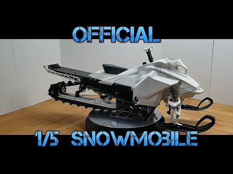 Official G4 Launch - 1/5 Scale Rc Snowmobile