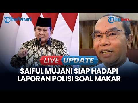 🔴 LIVE UPDATE | Saiful Mujani Reveals Why Prabowo Must Be Removed, Ready to Face Police Report