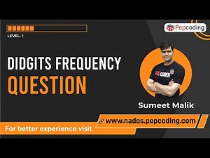 Digits Frequency | Question