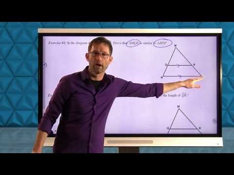 Common Core Geometry.Unit #7.Lesson #5.Similarity Criteria