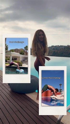 Maya Diab Takes on the Pool Core Challenge