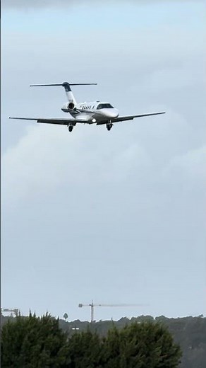 Cessna Citation CJ4 from Excellent Air Short Final Approach to Runway #aviation