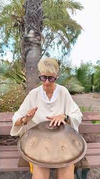 👉 My First Handpan Play in France 🇫🇷 Chaos vs. Sweet Vibes on an Eb Minor Pan #doñasfreeplaymethod