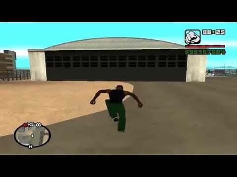 Gta San Andreas - Cleo mods - Super Jump and roll - parkour