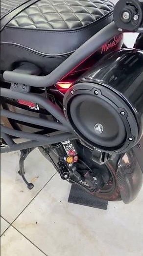 Motorbike audio DIY, JL 6.5 bass