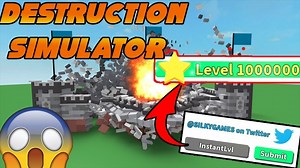 Codes For Destruction Simulator Roblox 2019 December