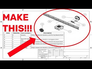 How to Make Detailed Engineering Drawings for VEX ROBOTICS NOTEBOOK