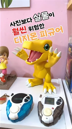 아구몬 피규어 실물 보고 바로 지갑 열었습니다 #디지몬 #포켓몬 #감성