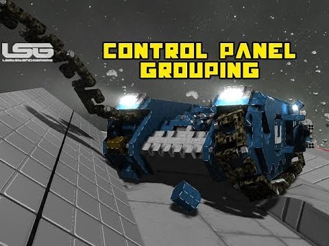 Space Engineers - Grouping Control Panel Parameters, Reversible Motors