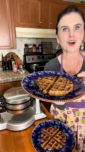 5.9K views · 210 reactions | Leftover dressing turned into delicious savory waffles!! | Mrs Happy Homemaker | Facebook
