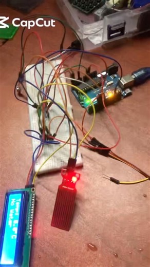 ARDUINO PROJECT: WATER LEAKAGE DETECTION SYSTEM AND TEMPERATURE SENSOR #engineering #arduinoide