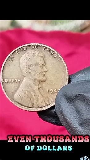 😱 This 1942 Wheat Penny Could Be Worth THOUSANDS! Check Yours Now!#uscoins #history #valuablecoins
