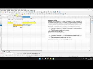 Utilisation solveur sur libreoffice