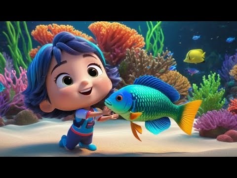 Cleaner Wrasse Nibble Nibble Nibble | Nursery Rhyme | Kids Songs | Baby Music