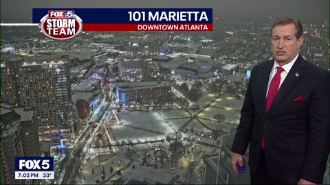 Atlanta ice, snow latest forecast