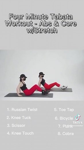 core workout tabata