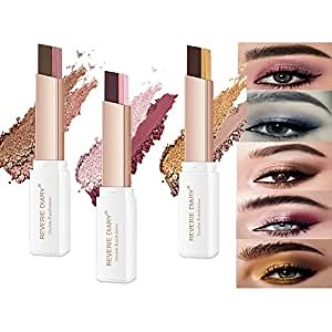 Amazon.com: Gradient Glitter Eyeshadow Stick Set(3 PCS), Shimmer Double Colour Eye Shadow Makeup Pen Rotation Eyeshadow Sticks Glitter Radiant Eyeshadow Stick Waterproof And Durable For Women Eye Makeup : Everything Else