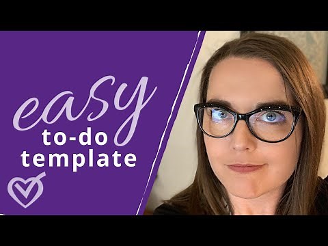 The most effective to do list template, explained!