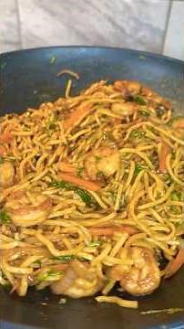 SHRIMP LO CHOW MEIN Better Than Takeout! #lomein #chowmein