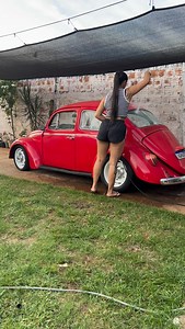 Domingo dia de lava o fusca 😎. #fusca #fuscavolks #carrovelhoterapia #viralvideos #meme | Daniele Brito