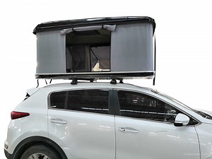 [Hot Item] Aluminum Shell Rooftop Tent Truck Shell with Roof Top Tent Foldable Car Roof Top Tent Hard Shell