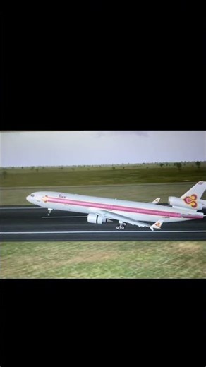 #flightgear landing md 11 butter#swiss001landing