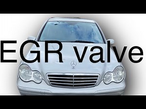 MERCEDES W203 EGR VALVE REPLACEMENT SIMPLE