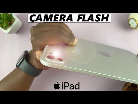 How To Turn Camera Flash ON, OFF / Auto On iPad