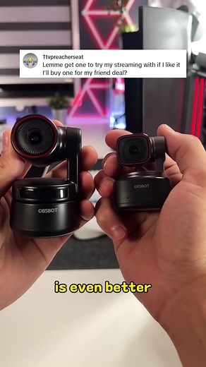 Which webcam is the best?tiny4K or tiny2👀#obsbottiny2 #4kwebcam #influencer #gamer #aitracking #streaming #tiktokshopmusthavesforgirls #webcam #livestreaming #TikTokMadeMeBuylt #tiktokshopholiday