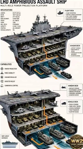 Inside Aircraft Carriers Flight Deck, Hangar, and the War Machines They Carry