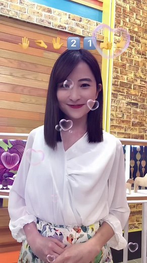 #日比アナ の #ハンドチャレンジ ✋🏻🤟🏻🤞🏻💕 #ひるおび #日比麻音子 #アナウンサー #hiruobi_tbs #TBS