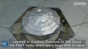 24K views · 982 reactions | Aerial view of world's largest radio telescope, in Guizhou, China. The Five-hundred-meter Aperture Spherical radio Telescope, known as FAST, can receive electromagnetic signals 10 billion light years away. | China Xinhua News | Facebook