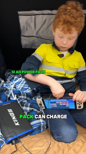 1.5K views | It’s true! The 12Ah lithium Power Pack can charge our little adventurer’s gaming console 9 times... he isn’t kidding! 浪 #4WDSupacentre #AdventureKings #CampingEssentials #OffGridLiving #CampingGear #4x4Life #AdventureReady #Outdoors #MustHaveGear #CampingMadeEasy #AdventureAwaits | Adventure Kings | Facebook