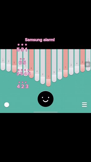 Samsung Alarm Sound Kalimba Tutorial