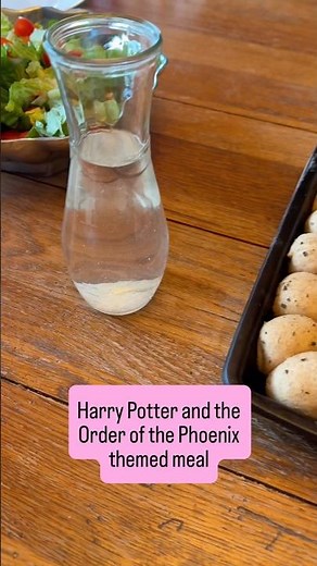 Harry Potter and the Order of the Phoenix themed meal