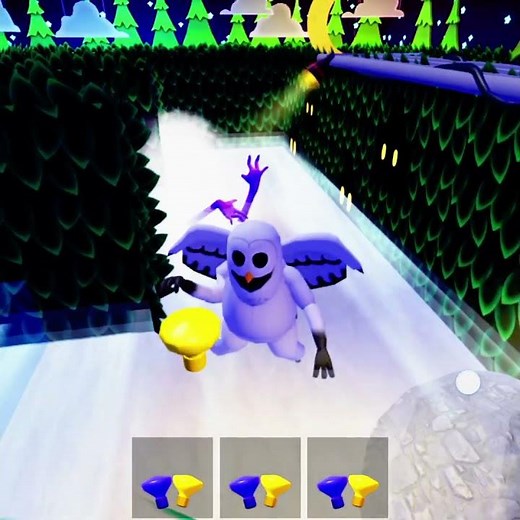 What If I Playing as Owl & Purple Monster In Rainbow Friends funny moments #rainbowfriends #roblox